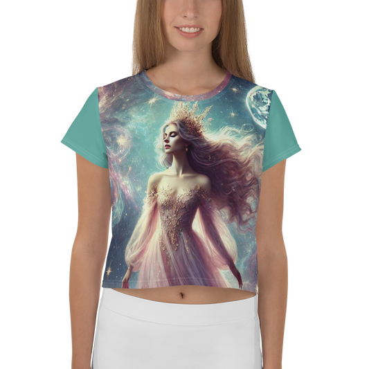 "Celestial Queen" Crop Tee