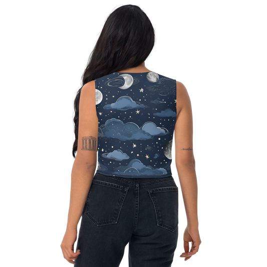 Celestial Night Sky Crop Top