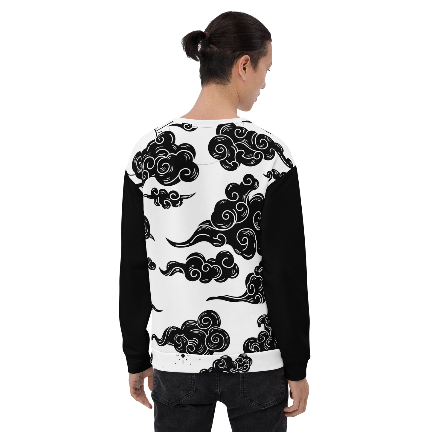 Black & White Cloud Unisex Sweatshirt