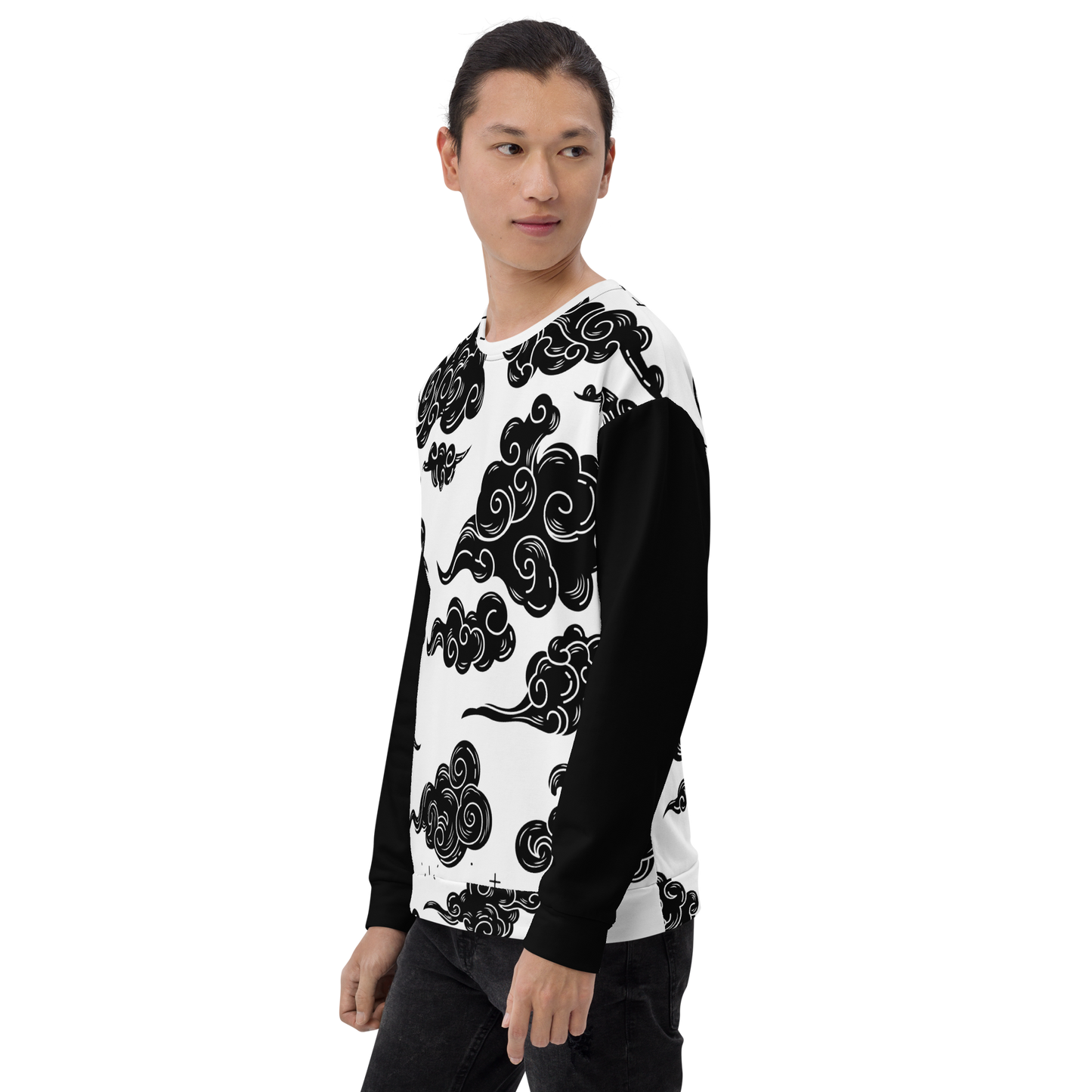 Black & White Cloud Unisex Sweatshirt