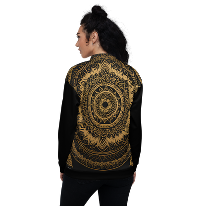 "Golden Mandala" Bomber Jacket