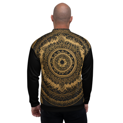 "Golden Mandala" Bomber Jacket