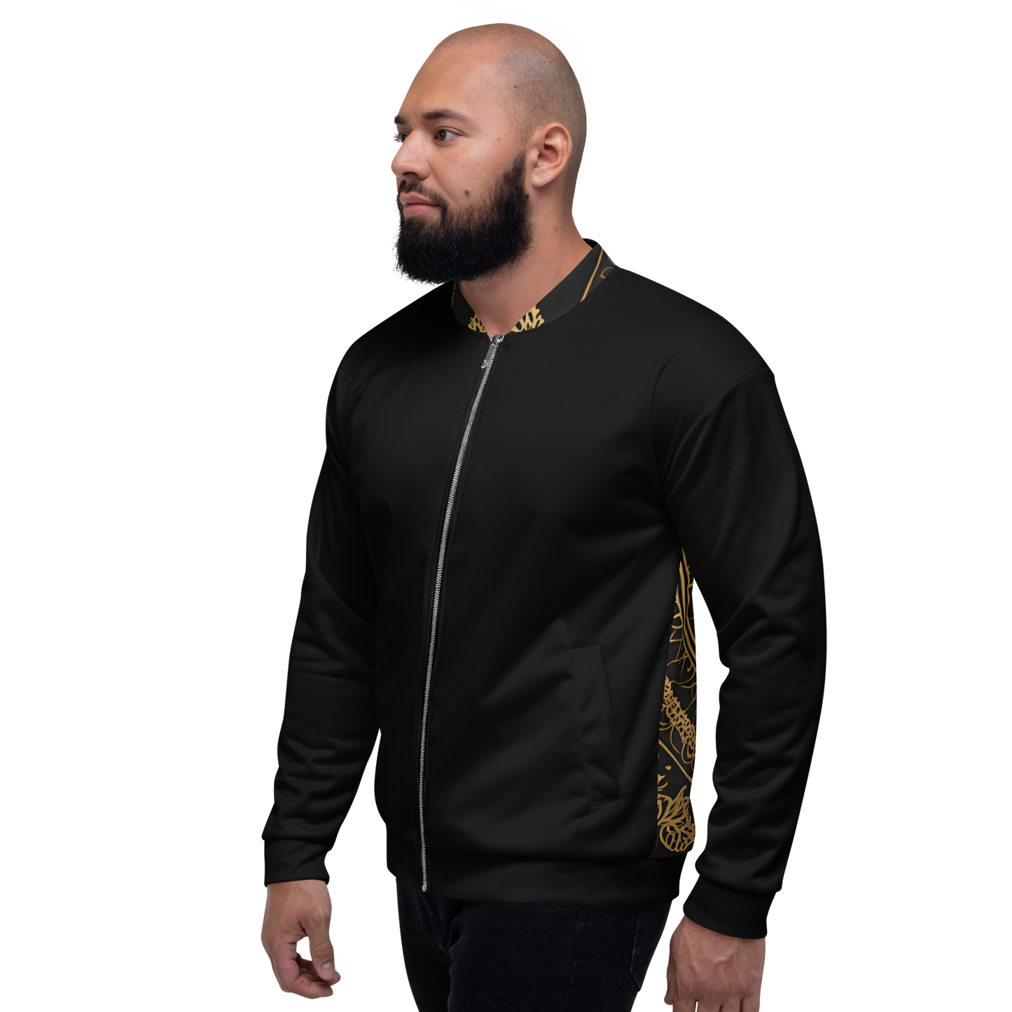 "Golden Mandala" Bomber Jacket