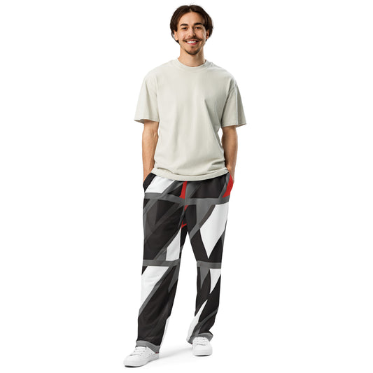 Retro Wide-Leg Joggers