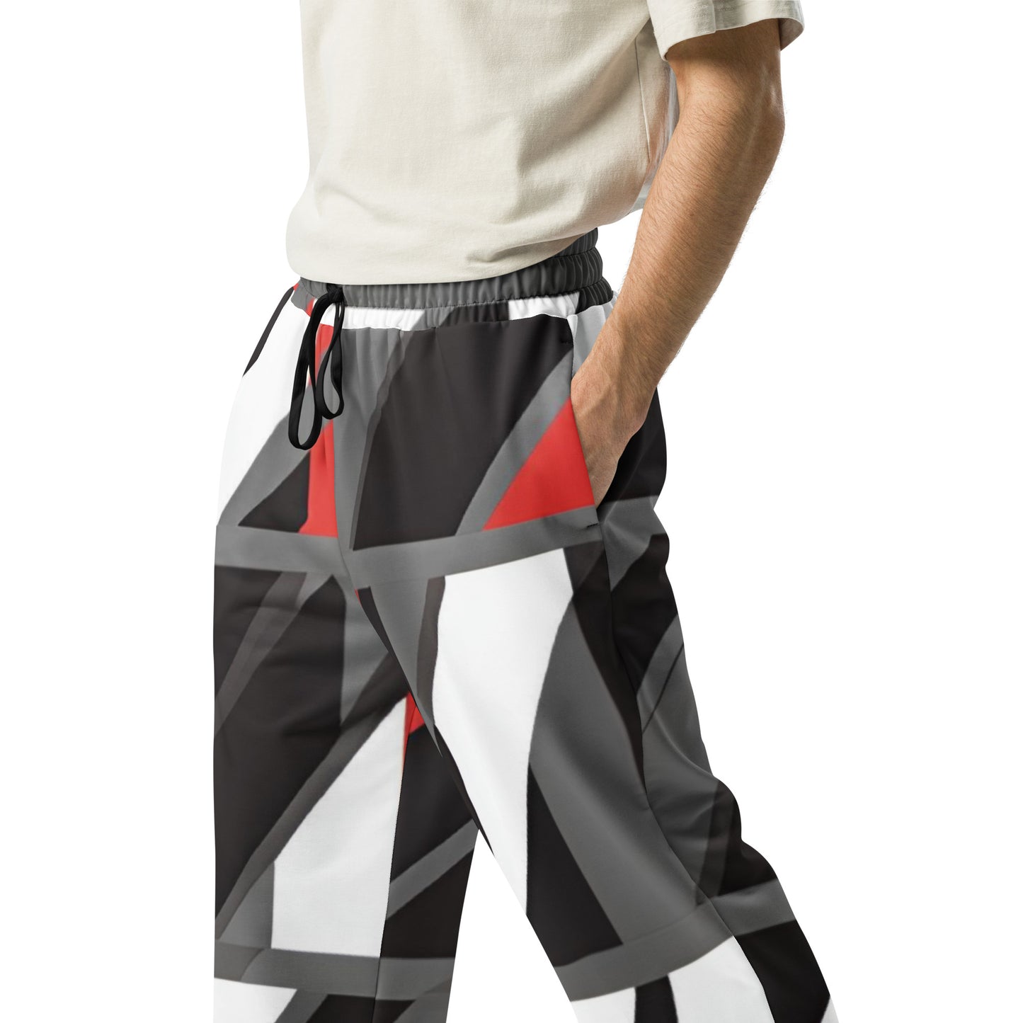 Retro Wide-Leg Joggers