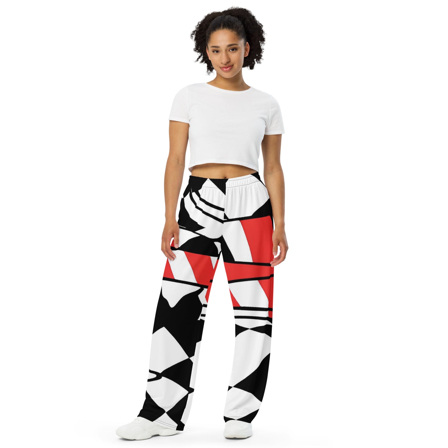 Modern Art Unisex Wide-Leg Pants