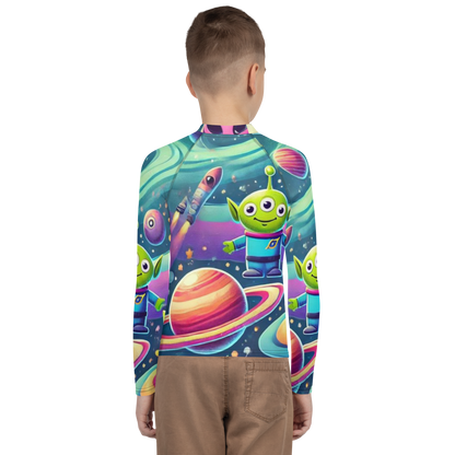 Space Adventure Youth Rash Guard