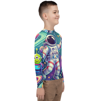 Space Adventure Youth Rash Guard