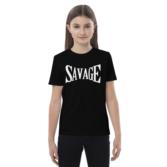 "Savage" Organic Cotton Kids T-Shirt