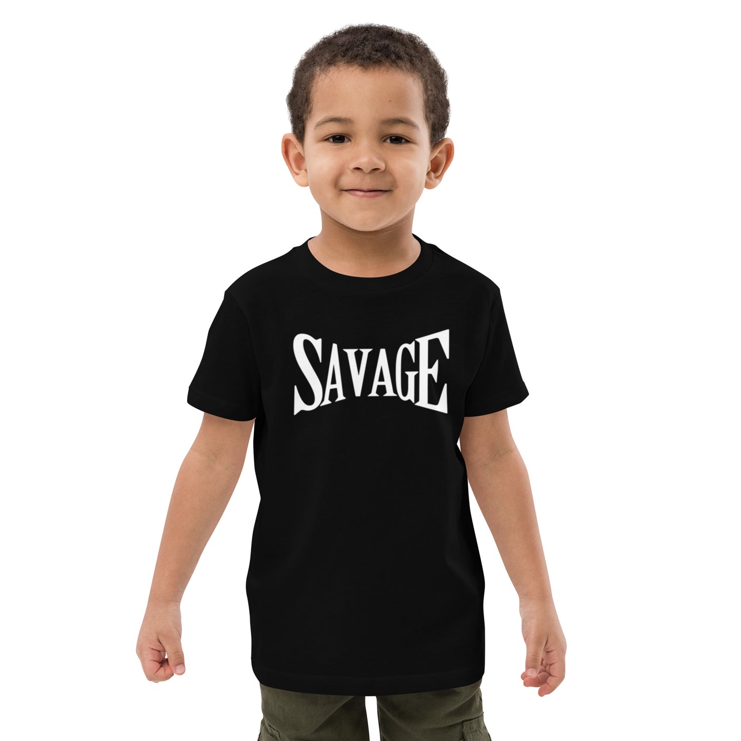 "Savage" Organic Cotton Kids T-Shirt