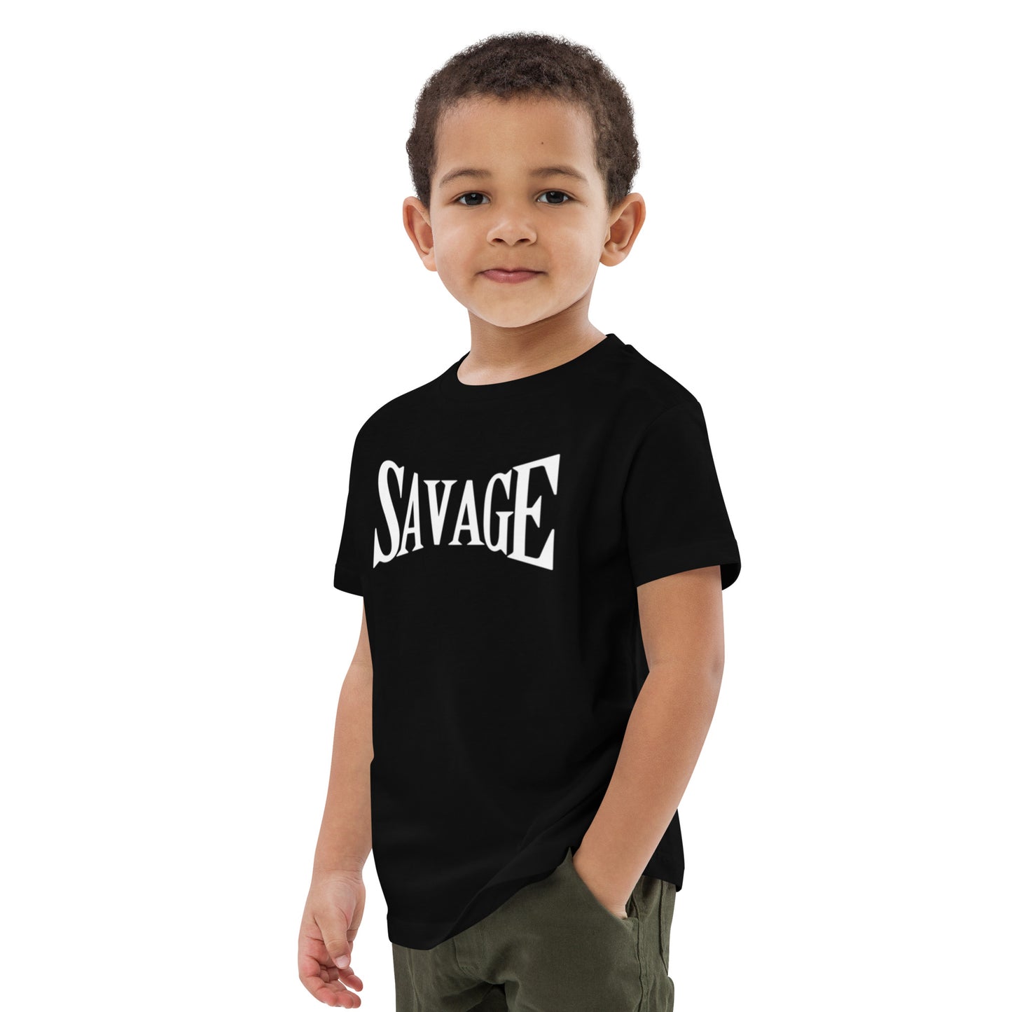 "Savage" Organic Cotton Kids T-Shirt