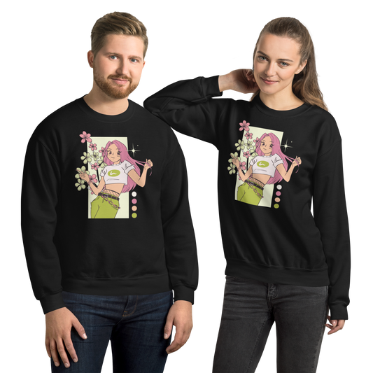 Retro Anime Vibes Unisex Sweatshirt