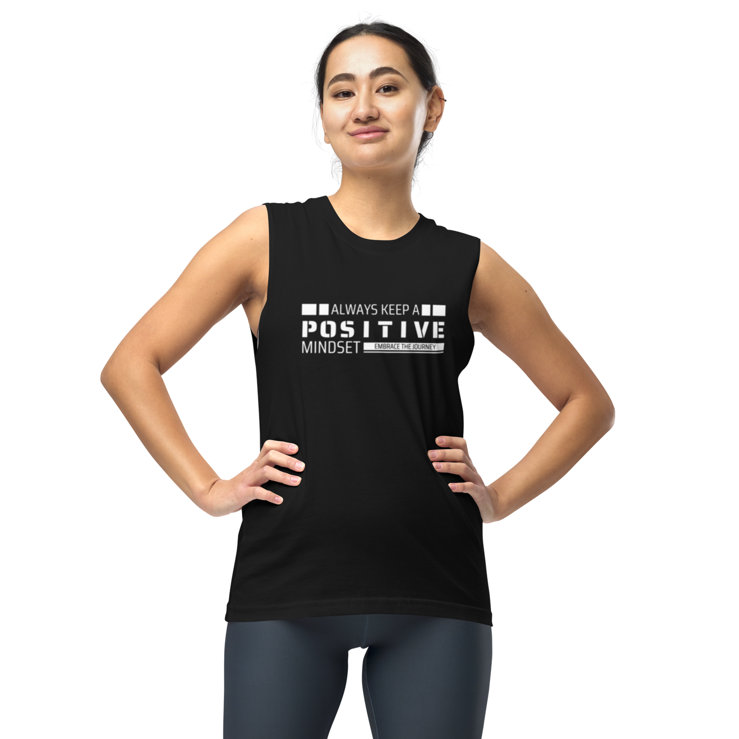 "Positive Mindset" Muscle Shirt