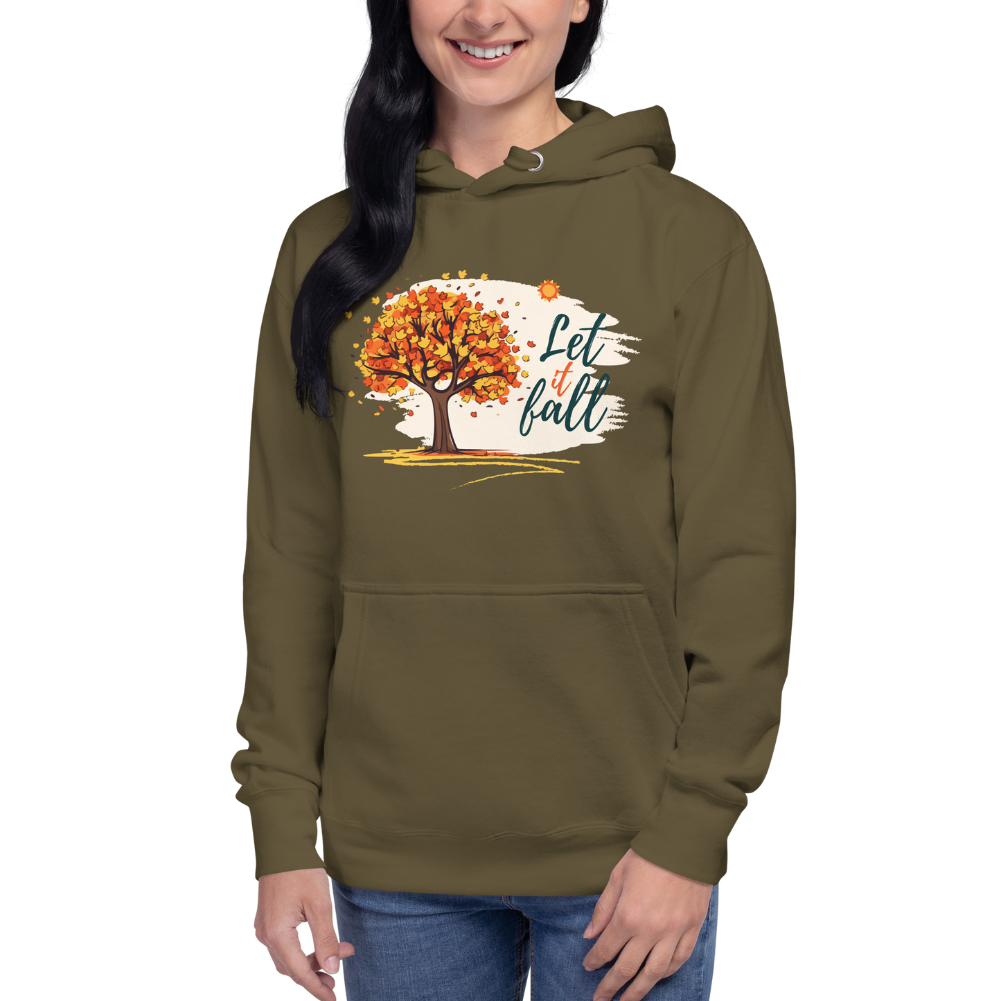 "Let It Fall" Autumn Hoodie