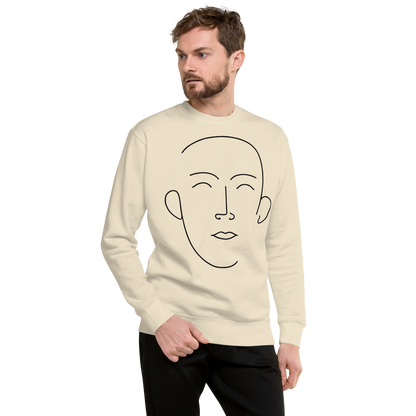 "Abstract Face" Premium Sweatshirt