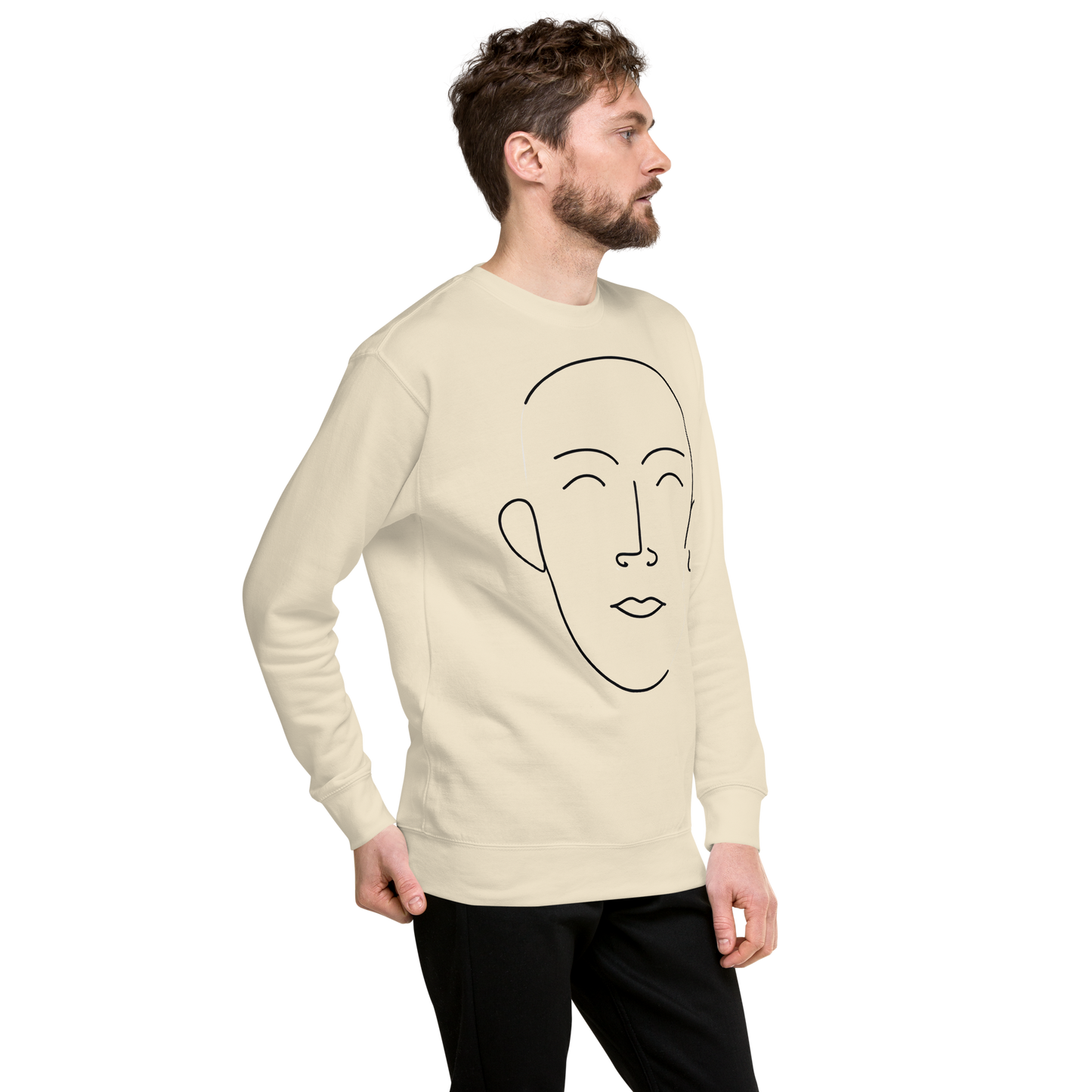 "Abstract Face" Premium Sweatshirt