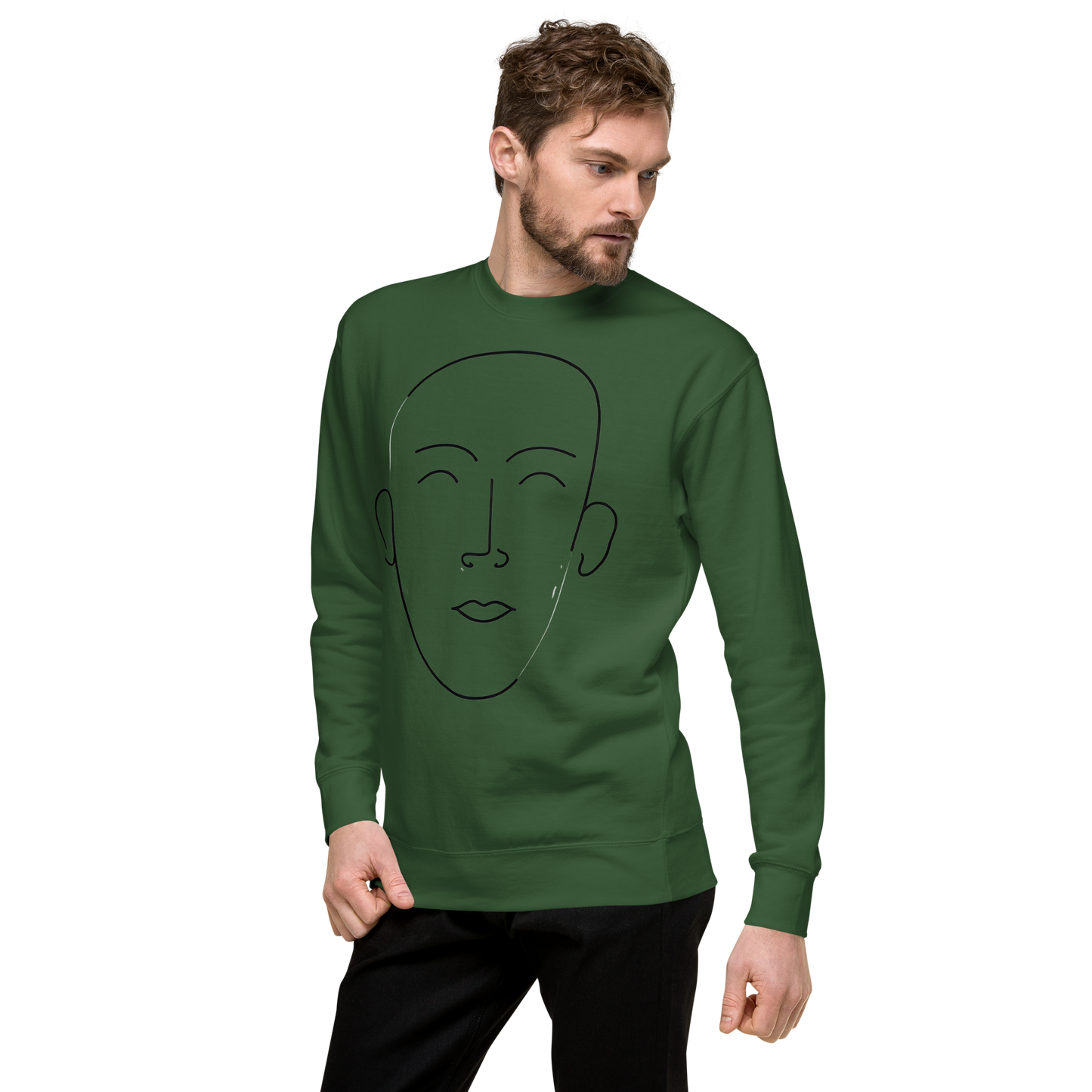 "Abstract Face" Premium Sweatshirt