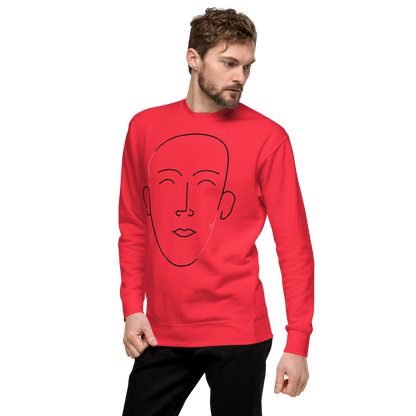 "Abstract Face" Premium Sweatshirt