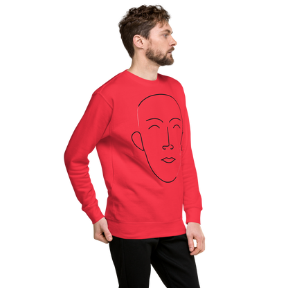 "Abstract Face" Premium Sweatshirt