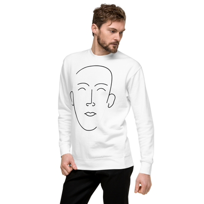 "Abstract Face" Premium Sweatshirt