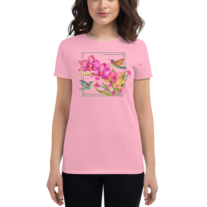 "Floral Harmony" Women's Short Sleeve T-Shirt