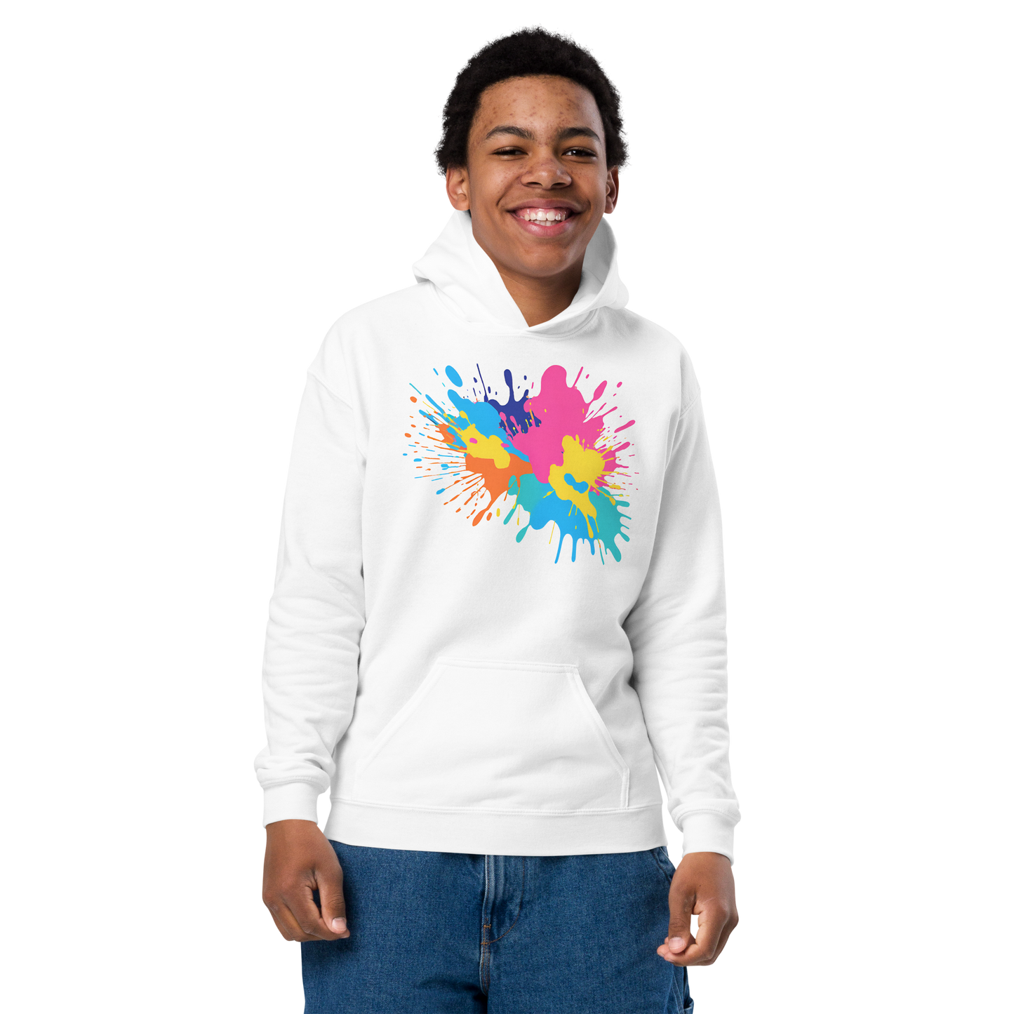 Youth Splatter Art Hoodie